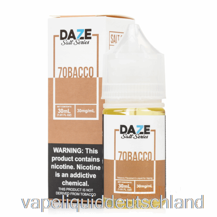 7obacco – 7 Daze Salt – 30 Ml 30 Mg Vape-Flüssigkeit